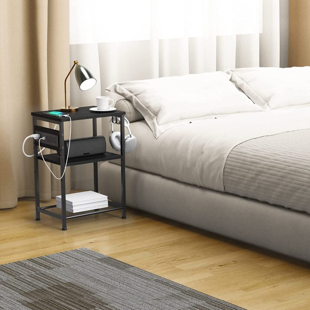 Side Table with Charger