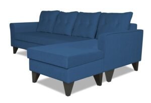 Adorn India Maddox Tufted L Shape 5 Seater Sofa Image 2